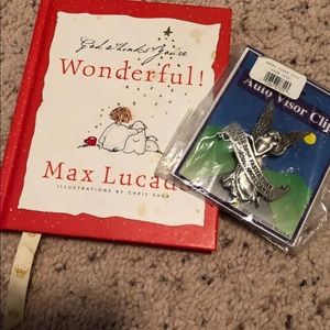 Little book and visor clip for a car free gift